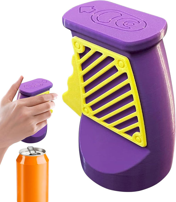 3D Printed Beverage Can Opener, 2025 New Manual Easy Beer Soda Can Opener, Aluminum Cans Tab Remover for Beverage, Easy Trigger Opening, Gift for Your Frends or Dad or Brother1